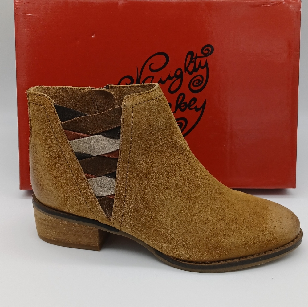 Naughty Monkey Suede Bootie Size 6